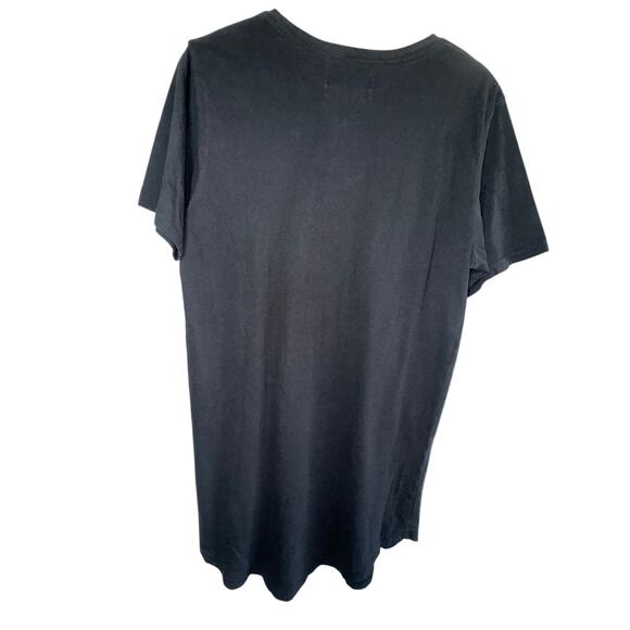 Pacsun Black Scallop Fit T-Shirt Size Small - Picture 2 of 4